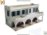 Two-Storey Souk Building - 28mm