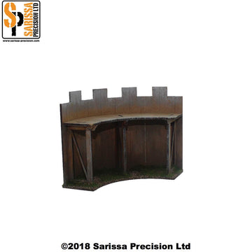 Wooden Palisade Corner