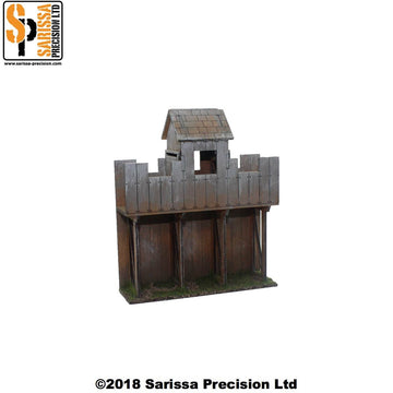 Wooden Palisade Watch Tower (Straight)