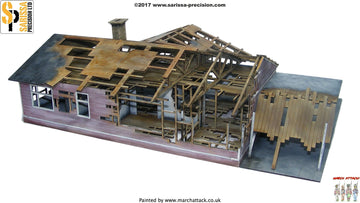 Residential Ranch Style Derelict (Car Port LHS)