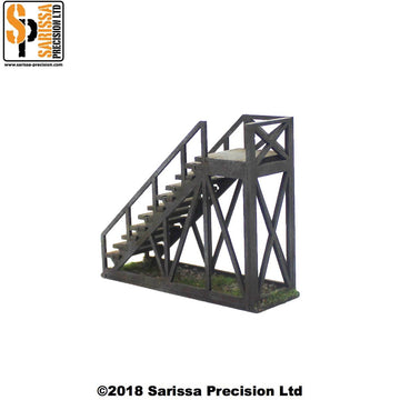 Wooden Palisade Stairs