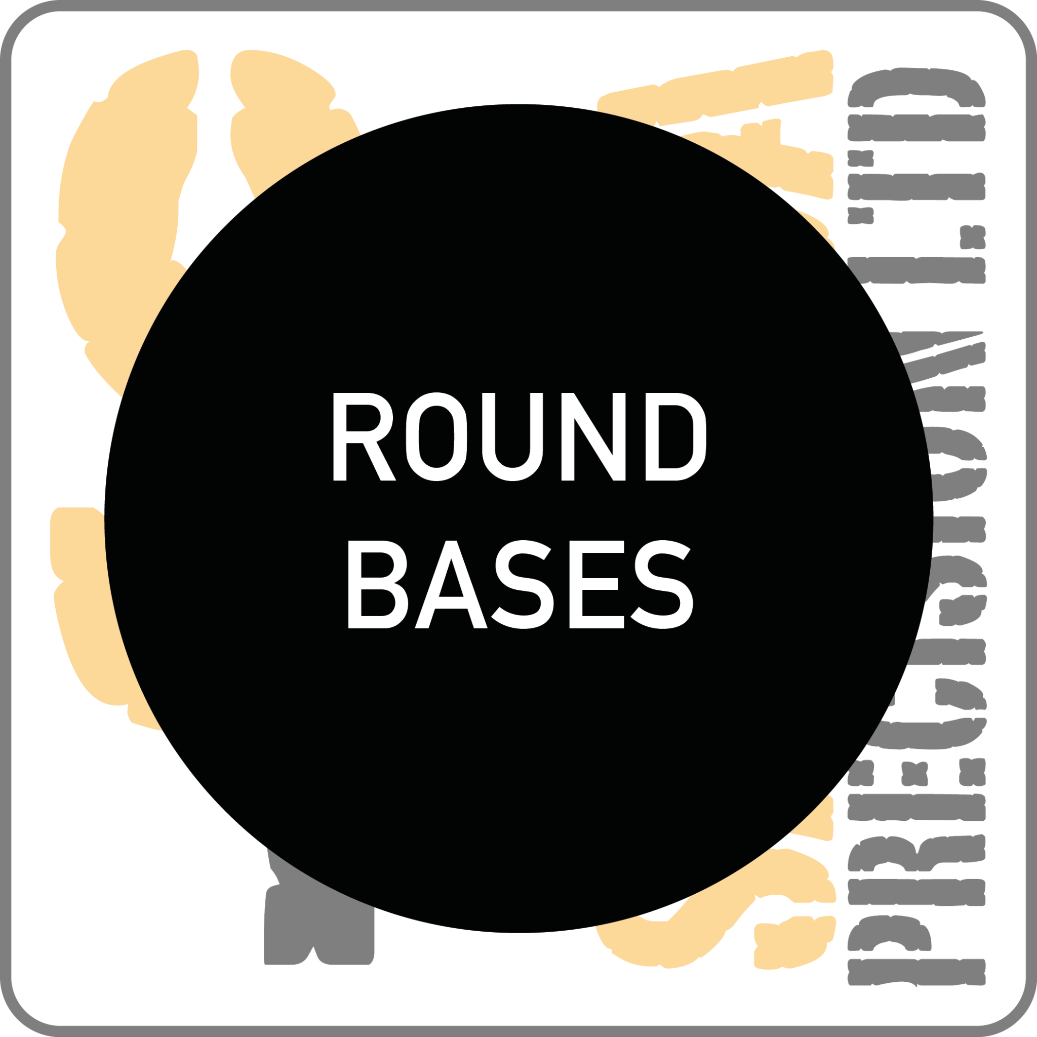 95mm Round Base Pack