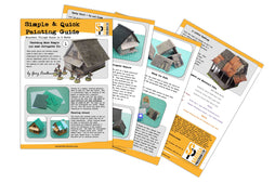 FREE: Mountain Village Guide part 1 of 2 - A Simple and Quick Painting Guide